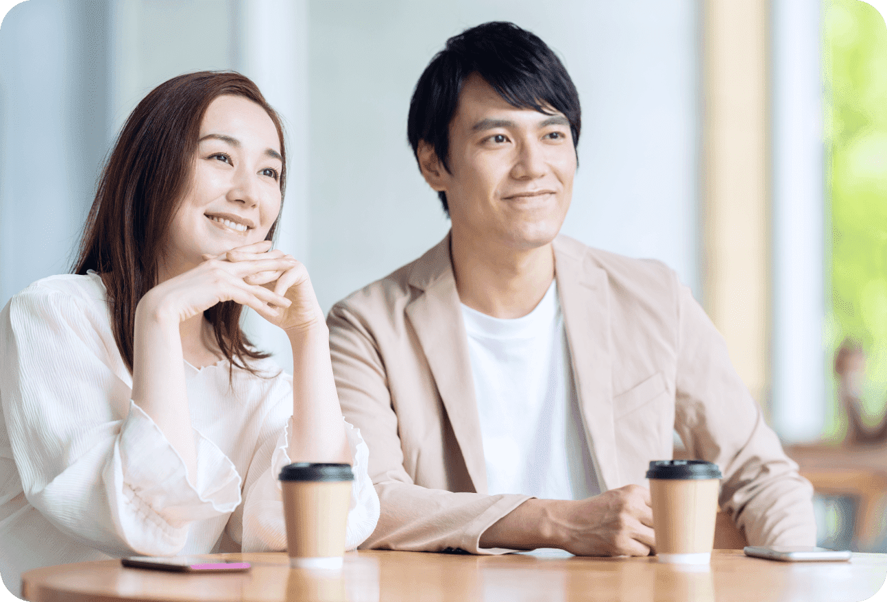 男女2人のイメージ写真
